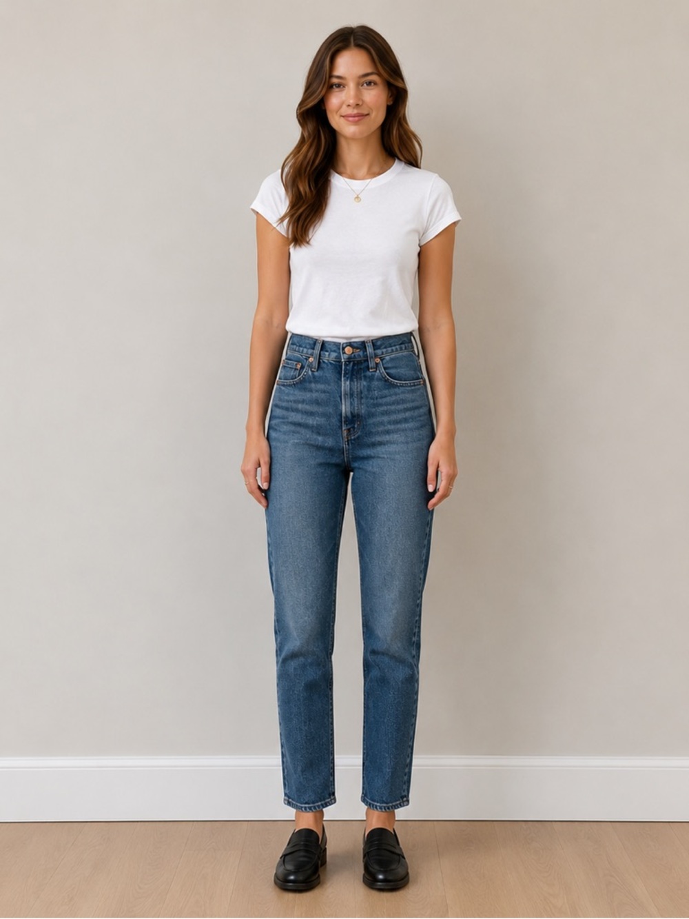 Madewell The High-Rise Slim Boyjean Morrland Wash • size 24